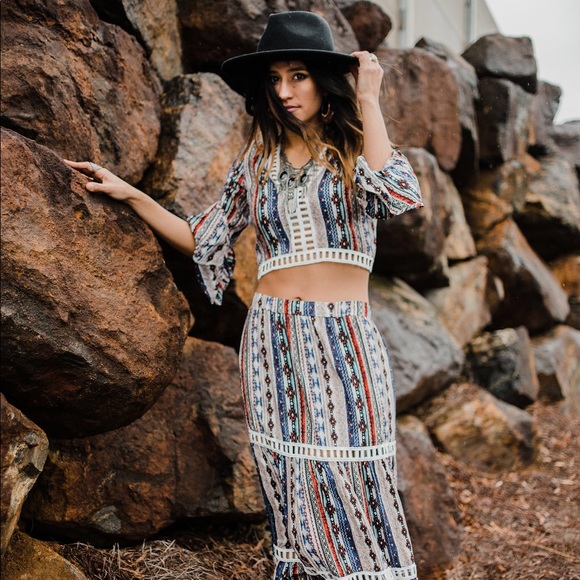 Dresses & Skirts - Boho Two Piece Set